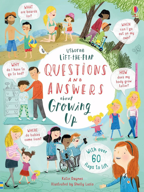 Lift-the-Flap Questions&Answers about Growing Up | (Usborn, тверд)